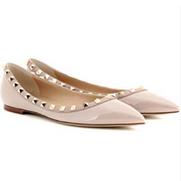Valentino Shoes - Valentino Rock Stud Flats